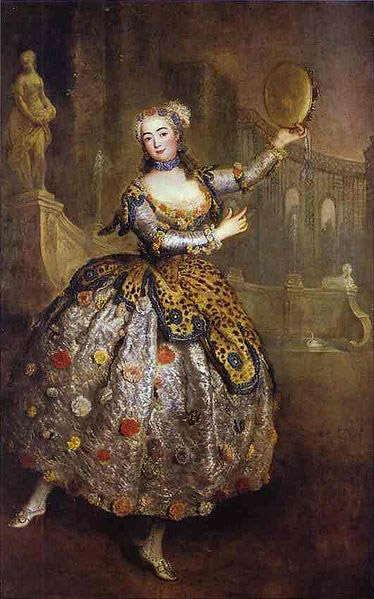 antoine pesne Portrait of the dancer Barbara Campanini aka